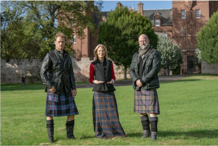 beaufort castle scotland, men in kilts