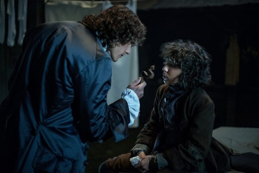 Jamie yelling at Fergus Claudel Fraser
