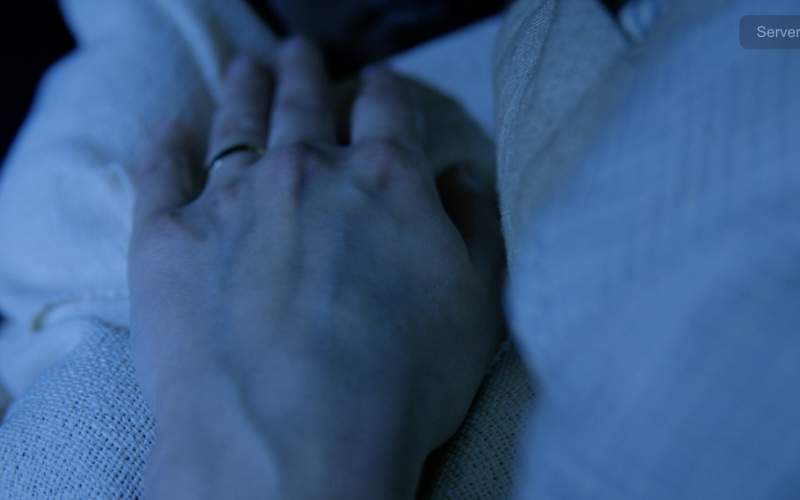 Claire blue light Outlander