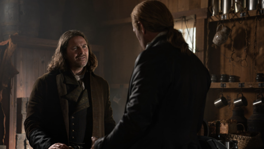 Outlander 8.03 knee jerk reaction