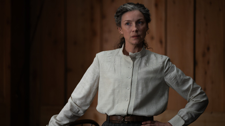 why did Claire save Cunningham in Outlander 8.05