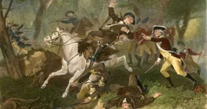 Death of Patrick Ferguson at Kings Mountain