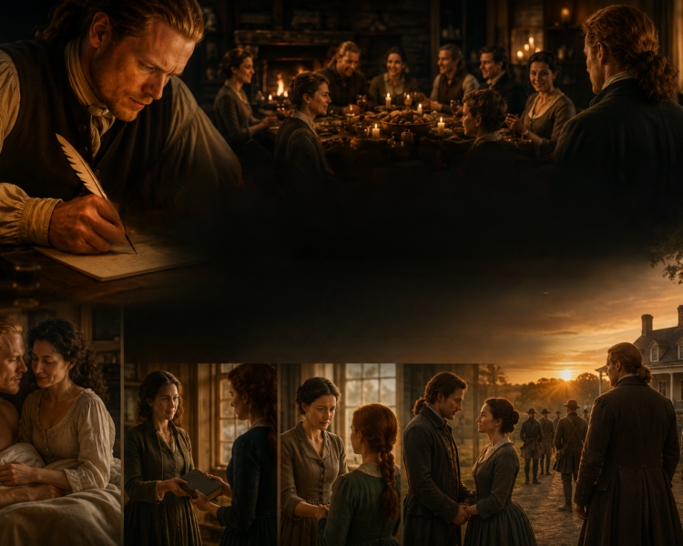 Outlander finale goodbyes