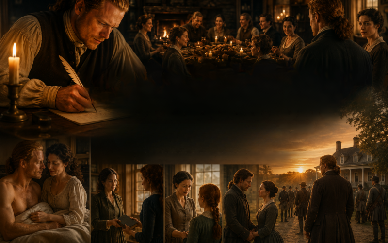 Outlander finale goodbyes