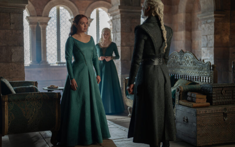 why is Alicent helping Rhaenyra