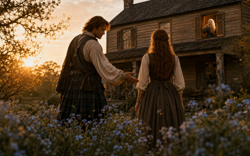 Outlander finale ghost scene
