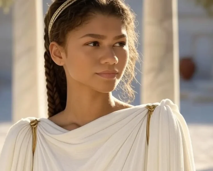 is Zendaya really Athena in The Odyssey