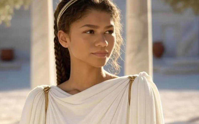 is Zendaya really Athena in The Odyssey